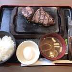 感動の肉と米 - ハラミステーキセット (レギュラー 180ｇ)