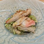 La Stalla - わかば屋さんのウスヒラタケと浪江町のホッキ貝
      。シンプルで最高に美味いです