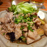 お季味 - 豚肉とナスの生姜炒め