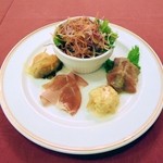 ALWAYSカマヤ - 前菜の盛り合わせ。