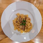 La Stalla - 国産ポルチーニとガンベロロッソのタリアテッレ