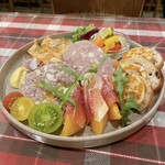 チャコールバル ジュ - 前菜6種盛り合わせ