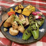 チャコールバル ジュ - 炭火焼き野菜の盛り合わせ