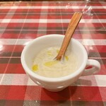 チャコールバル ジュ - お通しのスープ