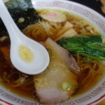 手打ち中華そば小（\520）十分な量です♪