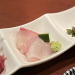 酒肴場 屯 - ヒラマサ、ホウボウ、真鯛