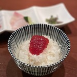 酒肴場 屯 - ご飯にはたっぷりすじこ