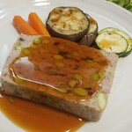 キッチン ブルー グローブ - 反対側から、ソースがタップリ！