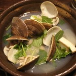 酒盃 - 蛤と秋野菜の吟醸蒸し