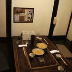 酒盃 - カウンター以外、数多い個室