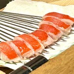 日本料理FUJI - 低温の油で火入れしたこちら、なんて魅力的な輝きを放つんでしょう！
      宝石なのか？(^^)