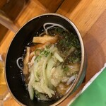 呑兵衛 - 女性だけへのサービスのお通し、お蕎麦