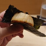 日本橋蛎殻町 すぎた - 帆立と薫る海苔で