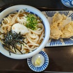 手打うどん すみた - 冷かしわ天おろしぶっかけ