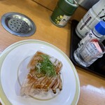 Kappa壽司 能代店 - 大切りびん長まぐろはらみ　焦がし醤油炙り　110円