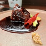 京華菜 清香 - 牛頬肉の黒酢ソース