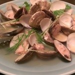 海庵 勇魚 - 蒸した貝の身も出汁も旨い。