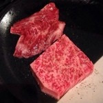 京橋 松蘭 - 上ハラミとサーロイン