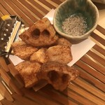 銀波 - 蓮根揚げ