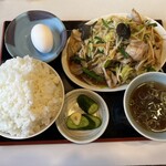 Ichiban - 肉野菜炒め定食大盛り