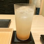 焼鳥 鐡 - あらごし　もも　ソーダ割