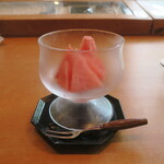 寿司 濱芝 - 小玉スイカ