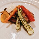 アカーチェ - 仔牛ロース肉（イタリア産）のキノコソース