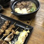 Kushiyaki Zekkouchou - 肉豆腐と串焼