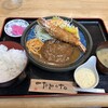 Youshoku Miyabi - ハンバーグ&大エビフライ定食セット　1700円