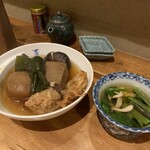おでん こうぞう - 料理写真:前菜とおでんの盛り合わせ