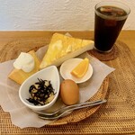 のむさんのシフォンケーキ - アイスコーヒー　500円