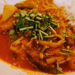 Wano Wa Kafe - 令和5年9月
                      カレーライスセット 税込880円
                      今日のおまかせカレー(なすび、長いも、えのき、しめじ、オクラ、エリンギ)、野菜おかず、スープ、サラダ