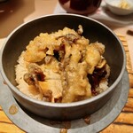 Kokyuu Bettei - カリカリ舞茸の釜飯