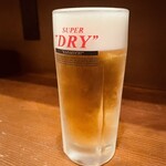 居酒屋 なだ番 - とりあえずの生ビール