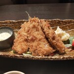 わらべ菜魚洞 - ふわふわアジフライ