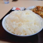 白樺 - ホルモン焼き定食(950円)　ライス