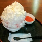 Obanzai Hanafuku - 生いちご　天然水　900円＋マスカルポーネ練乳　50円