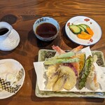 しのうち - せいろ天付き1700円