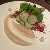 神楽坂 フレンチレストラン ラリアンス - 豚のパテ。田舎風