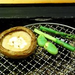 いろり割烹 稲穂 - 季節の野菜焼き