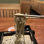 上野 味喜庵 - 大和芋つけとろそば１２５０円。新そばながらの爽やかな風味、、、私は蕎麦オンチなのです(^_^;)。美味しいことは間違いありません！！