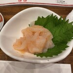 Kushito Jibie Gojuugoemon - ジビエ以外のコース料理に付いてるイカ明太。食べないとの事で頂きましたw