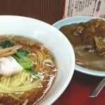 尚チャンラーメン - セット②　ラーメン＋半カレー　2013.10