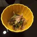 KAZUSA - 鯛茶漬けの一品目