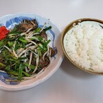 Miyoshiya Shiyokudou - ニラレバー定食