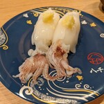 陸奥の國 廻鮮寿司 八千代 - ヤリイカ姿握り
