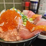 武蔵ノ麦穂 - まぁまぁ。ネギトロの山盛りったら！