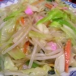 香蘭 - 皿うどん（太麺・大盛）：950円