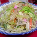 香蘭 - 皿うどん（太麺・大盛）：950円