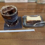 Rizarubu Kohi - アイスコーヒー＋チーズケーキ